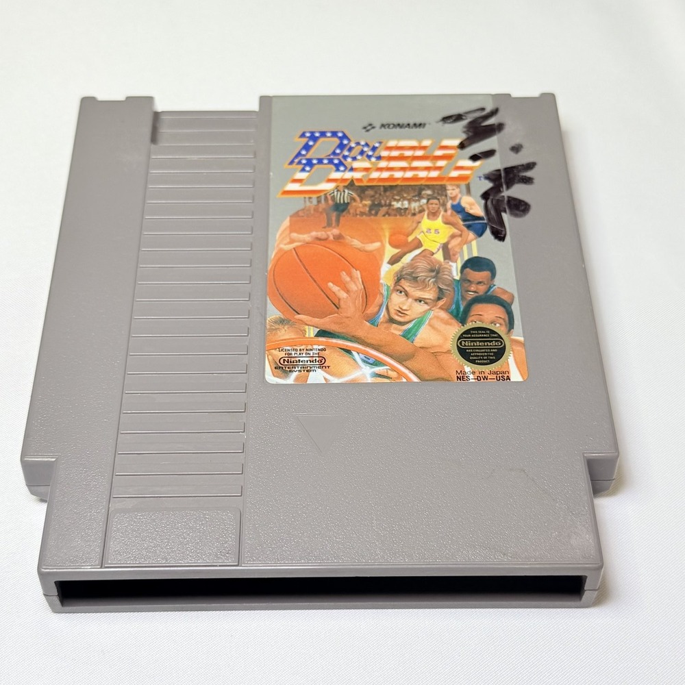 Double Dribble NES Nintendo Basketball Konami Video Game